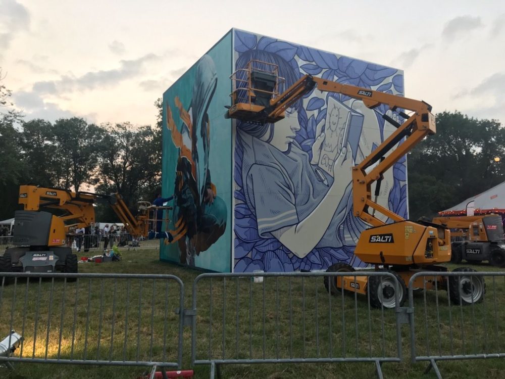 Nacelle au service du street art