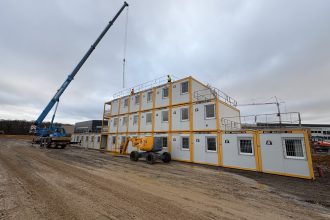 Base de vie pour plateforme logistique