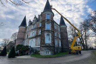 Restauration de toiture sur un domaine d'exception