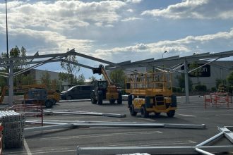Flotte multi-matériels pour le déploiement d’ombrières solaires