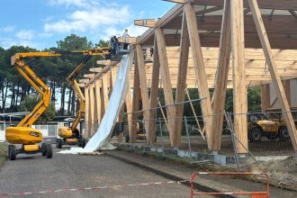 Synergie de nacelles pour une structure bois
