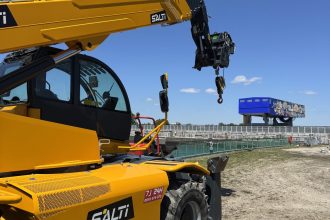 Maintenance sur les infrastructures fluviales de Strasbourg