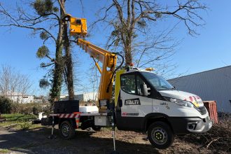 Élagage de précision avec nacelle sur VL