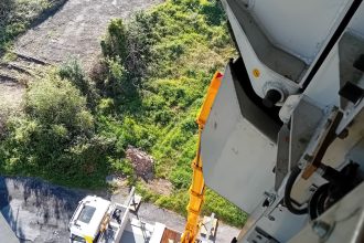 Maintenance de haute voltige sur le Viaduc de Calix